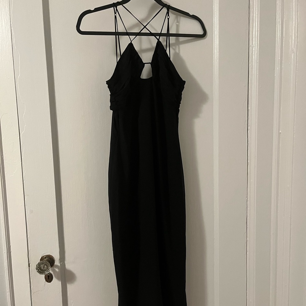 Zara Black Cross Strap Dress - Size S